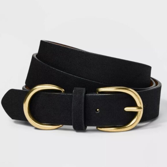 Universal Thread Double Harness Metal Loop Belt – Black – Size M – NWOT - Picture 2 of 3